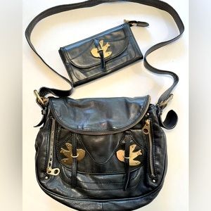 Marc by Marc Jacobs Petal To The Metal Natasha Bird shoulder bag & wallet set